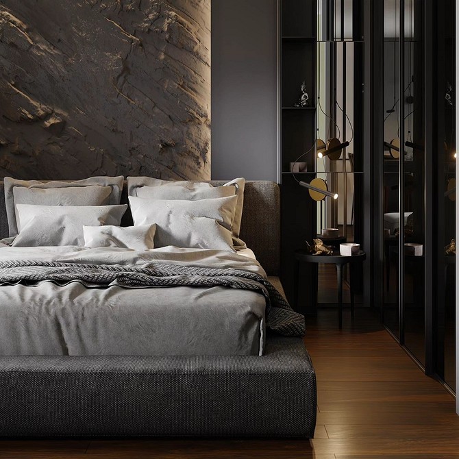 Panele gipsowe 3D w przedpokoju - oryginalne powitanie gości.