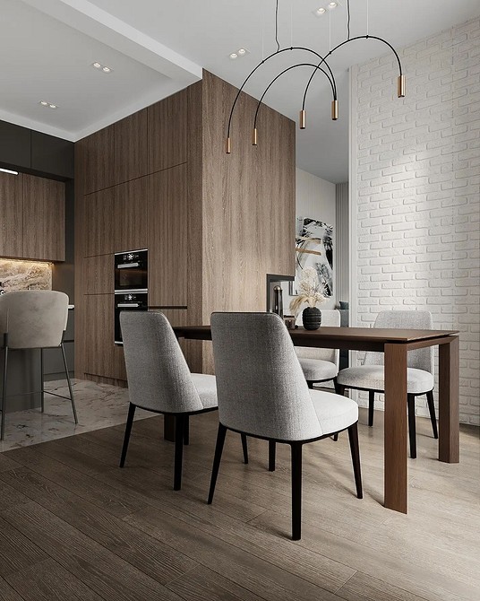 Salon z panelami gipsowymi 3D w kolorze białym - minimalistyczny i elegancki wystrój.