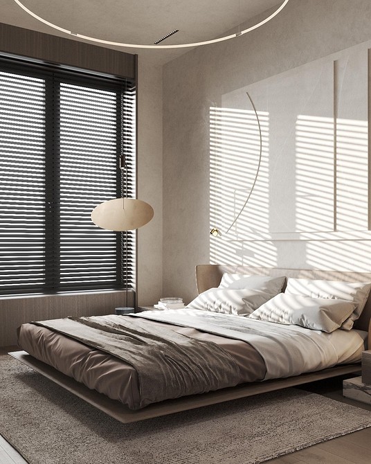 Aranżacja wnętrza z panelami gipsowymi 3D, nowoczesny design i unikalna faktura ściany.