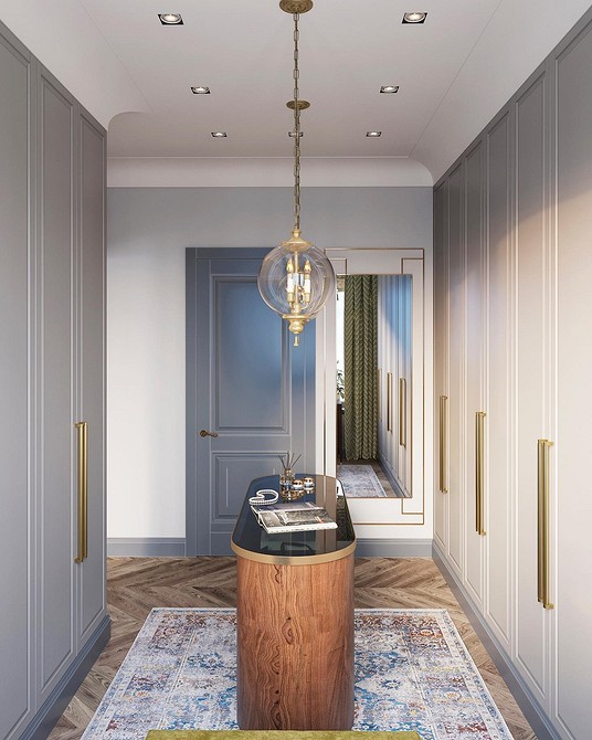 Inspiracja aranżacji wnętrza: listwy przypodłogowe dopasowane do koloru podłogi i ścian.