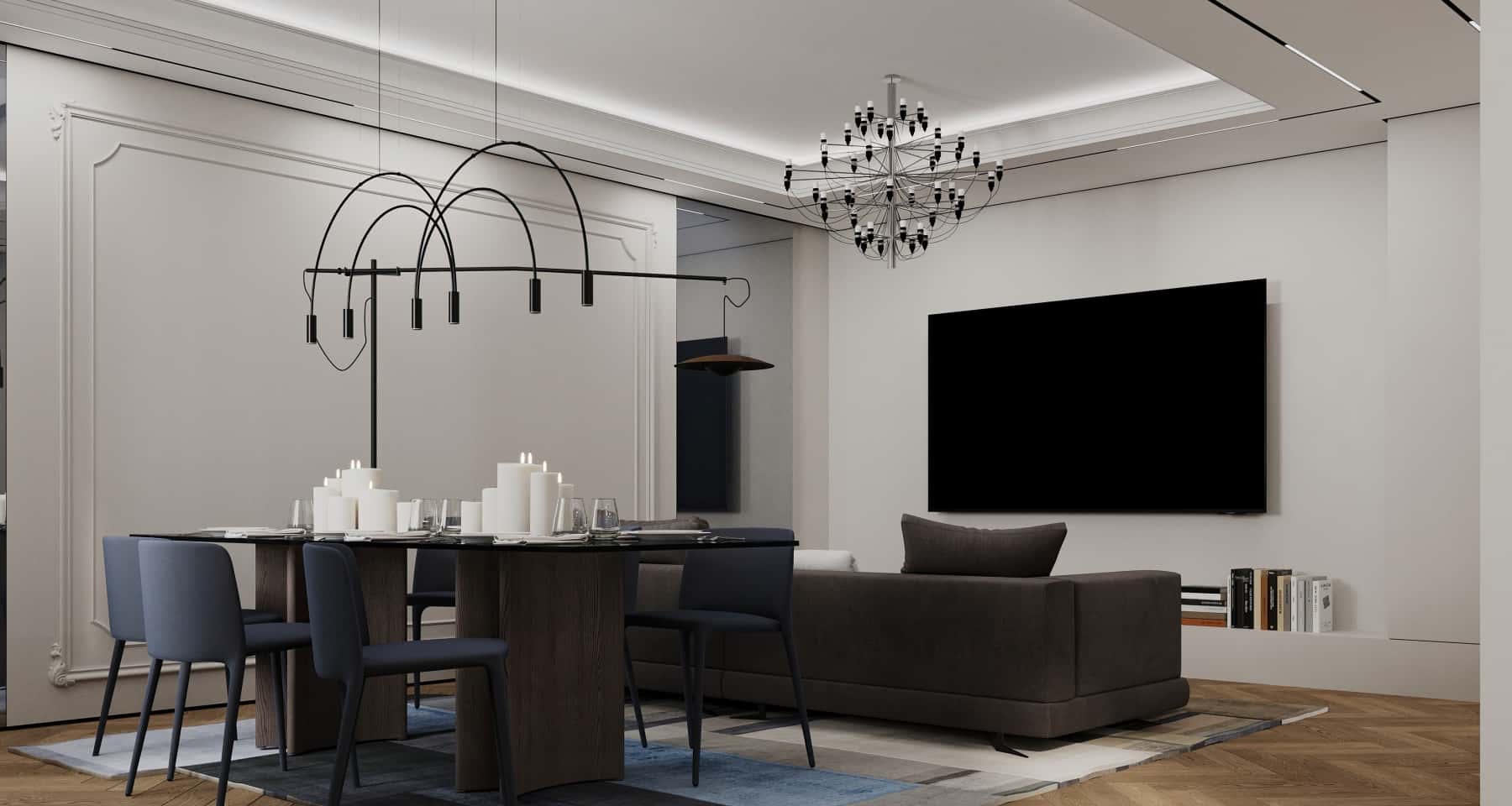 Przebudowa mieszkania: aranżacje wnętrz z wykorzystaniem naturalnego światła i jasnych materiałów.