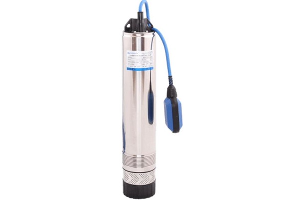 Przykładowa instalacja pompy głębinowej w studni, zapewniająca wodę do domu.