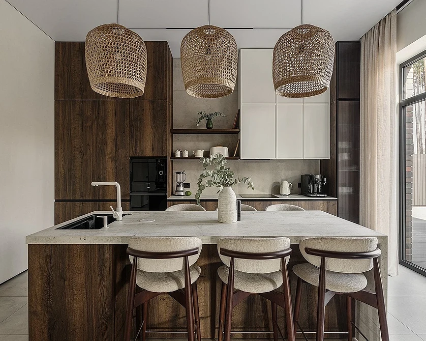 Żyrandole ekologiczne 2026: minimalizm i natura w oświetleniu, surowce naturalne w salonie.