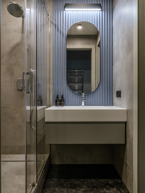 Alternatywa dla lameli: ściana pomalowana w geometryczne wzory w 2026