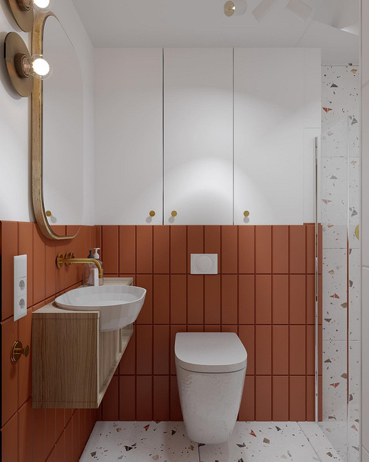 Beżowe płytki kamienne Płytki podłogowe imitujące kamień: salon z beżowymi płytkami i jasnymi meblami, 2026