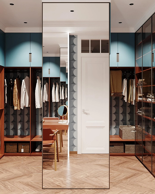 Tapeta z gładkimi liniami w małym mieszkaniu, trendy 2026