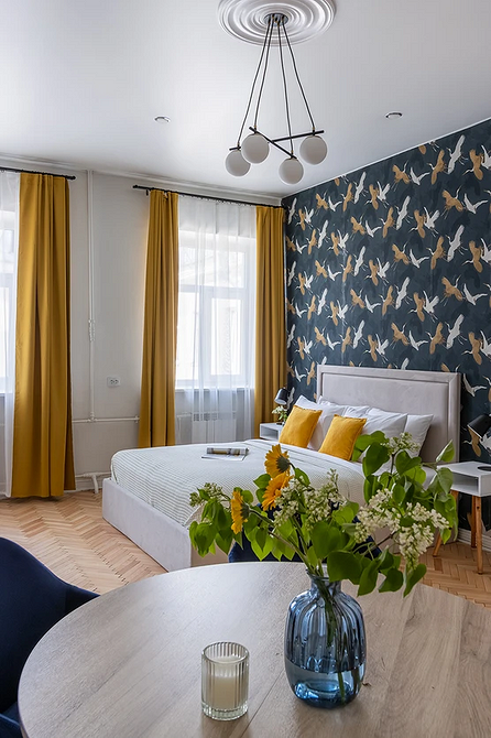 Elegancka tapeta z motywem roślinnym. Trendy tapety na rok 2026.