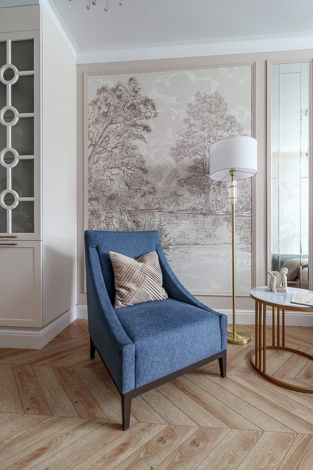 Modne tapety 2026: Abstrakcyjne wzory na ścianie w jadalni - inspiracja i trendy.