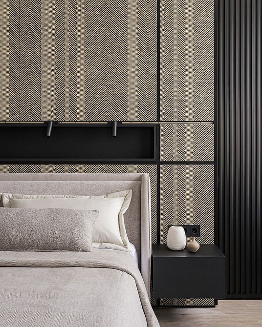 Tapeta w stylu minimalistycznym w nowoczesnym biurze, modne tapety 2026