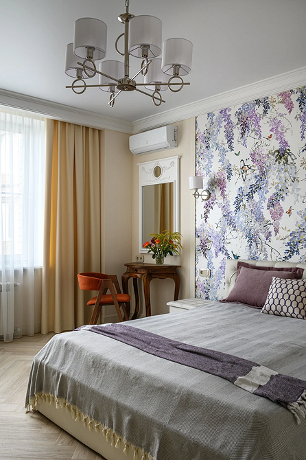 Tapeta imitująca beton w loftowym wnętrzu, modne rozwiązanie na 2026