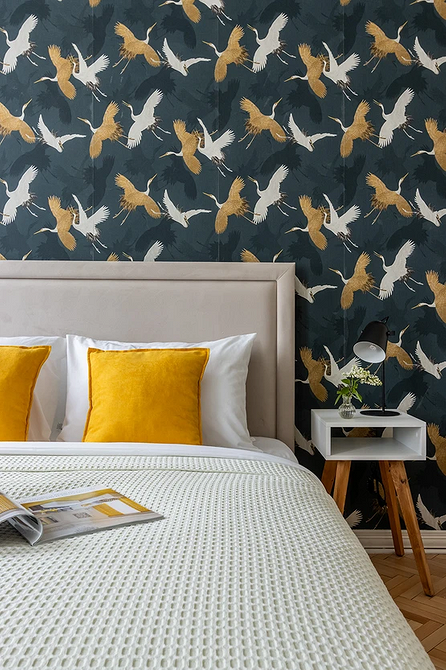 Tapeta w stylu art deco. Modne tapety w 2026 roku. Inspiracje wnętrzarskie.