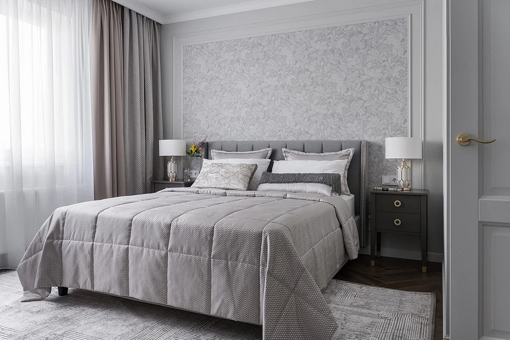 Tapeta imitująca beton w industrialnej kuchni, inspiracje tapet 2026