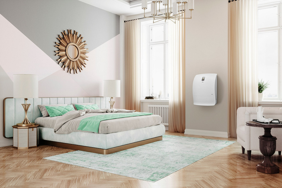 Oczyszczacz powietrza usuwa alergeny, zapewnia świeże powietrze w domu, filtr HEPA