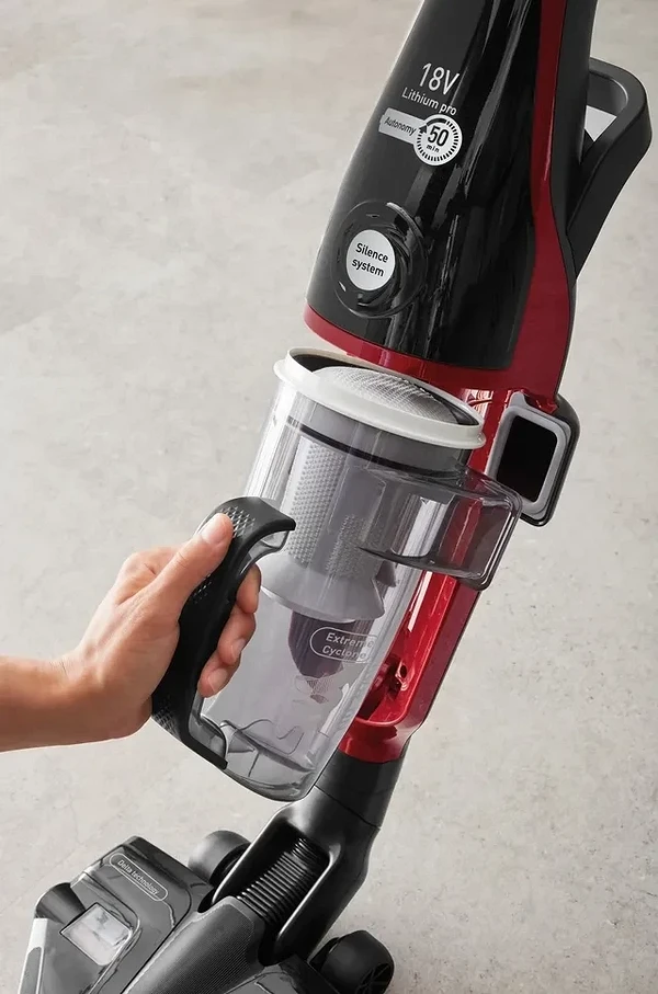 Nowoczesny odkurzacz pionowy 2026 do domu: czyszczenie na sucho i mokro.