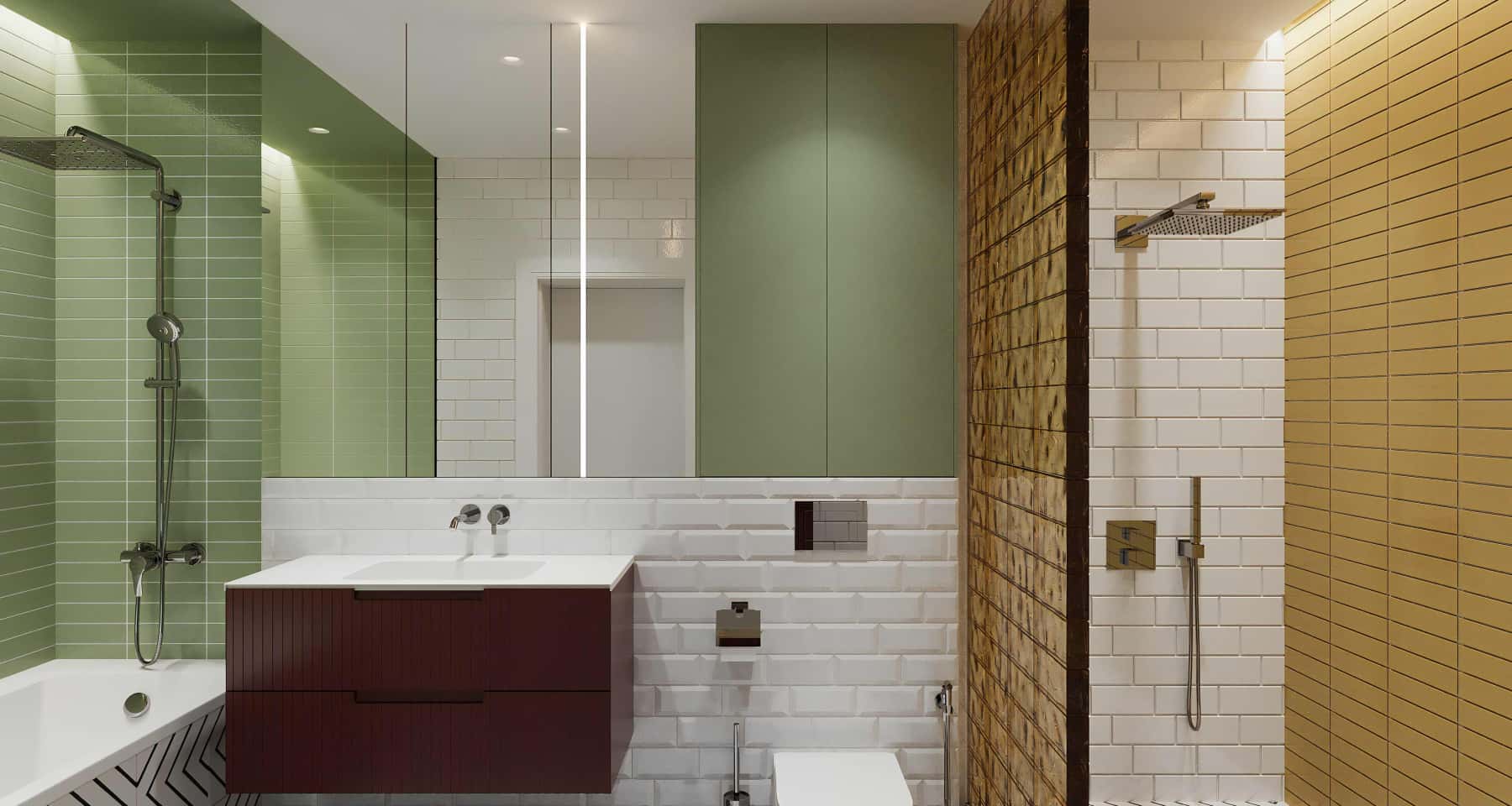 Inspiracje dla remontu dużego mieszkania pod klucz z elementami luksusowego wykończenia.