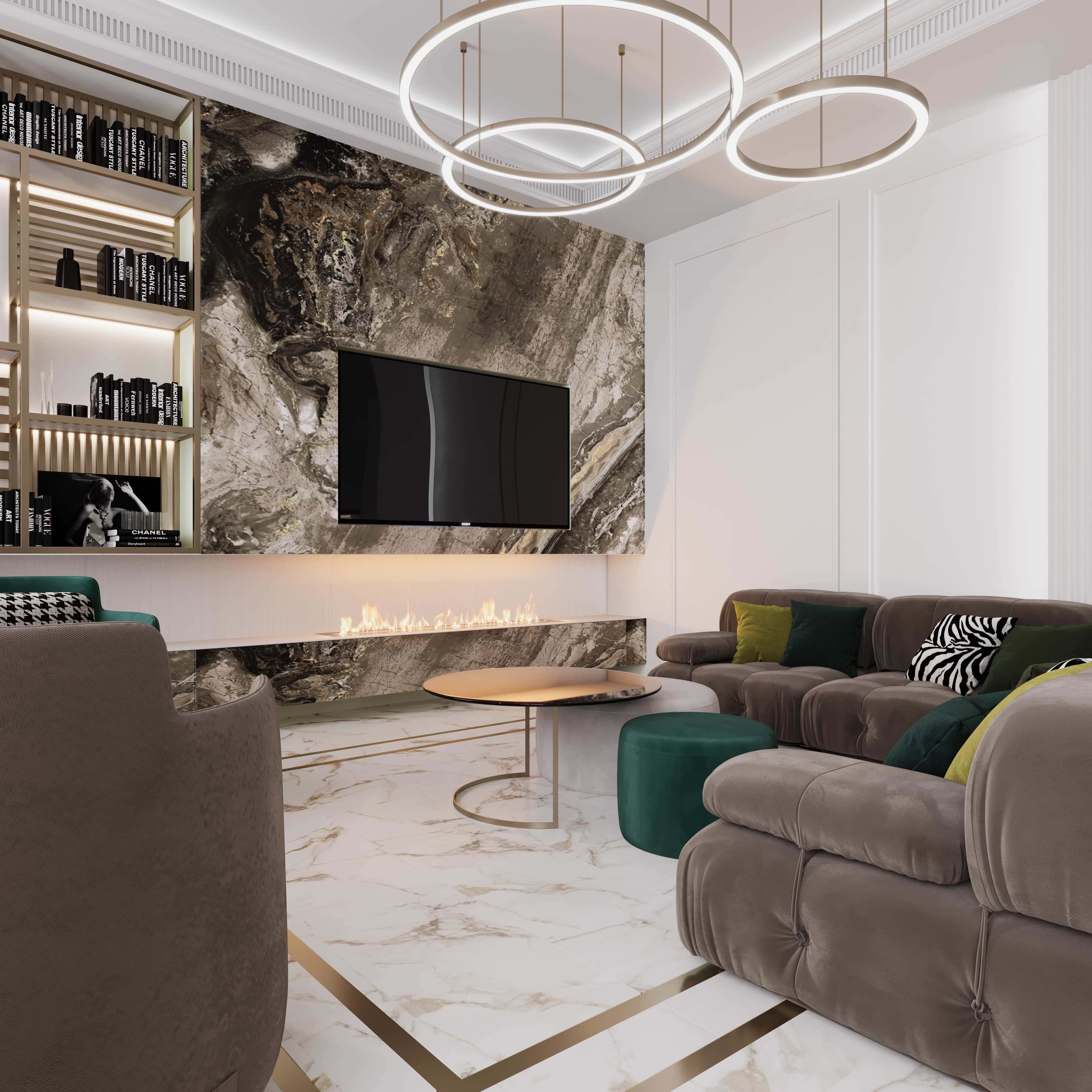 Remont dużego mieszkania: aranżacja salonu z elementami inteligentnego domu 2026