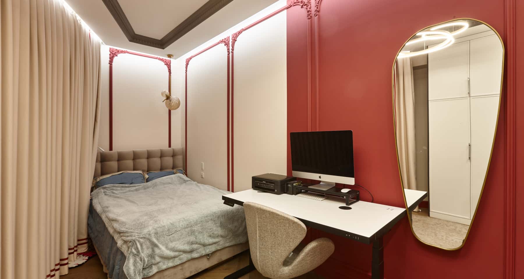 Detale wykończeniowe w luksusowym remoncie dużego mieszkania w Polsce w 2026 roku.