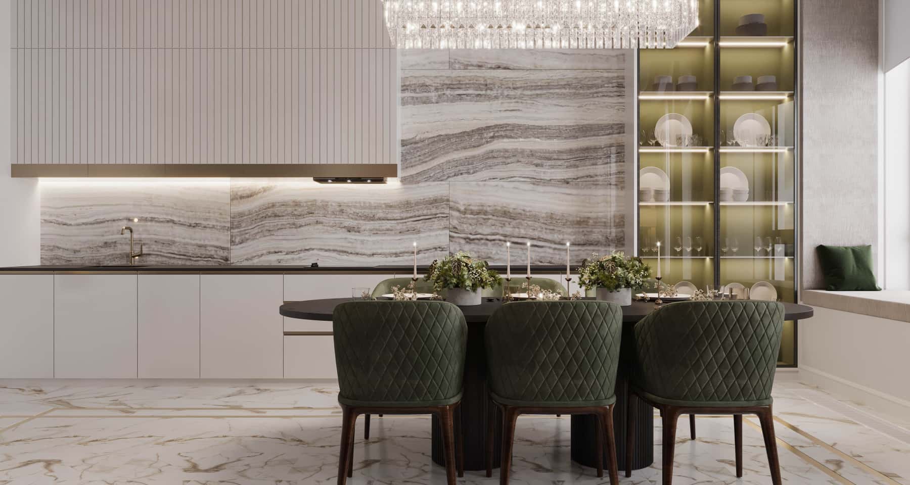 Projektowanie wnętrz dużego mieszkania: kuchnia z wyspą i inteligentnymi rozwiązaniami 2026.