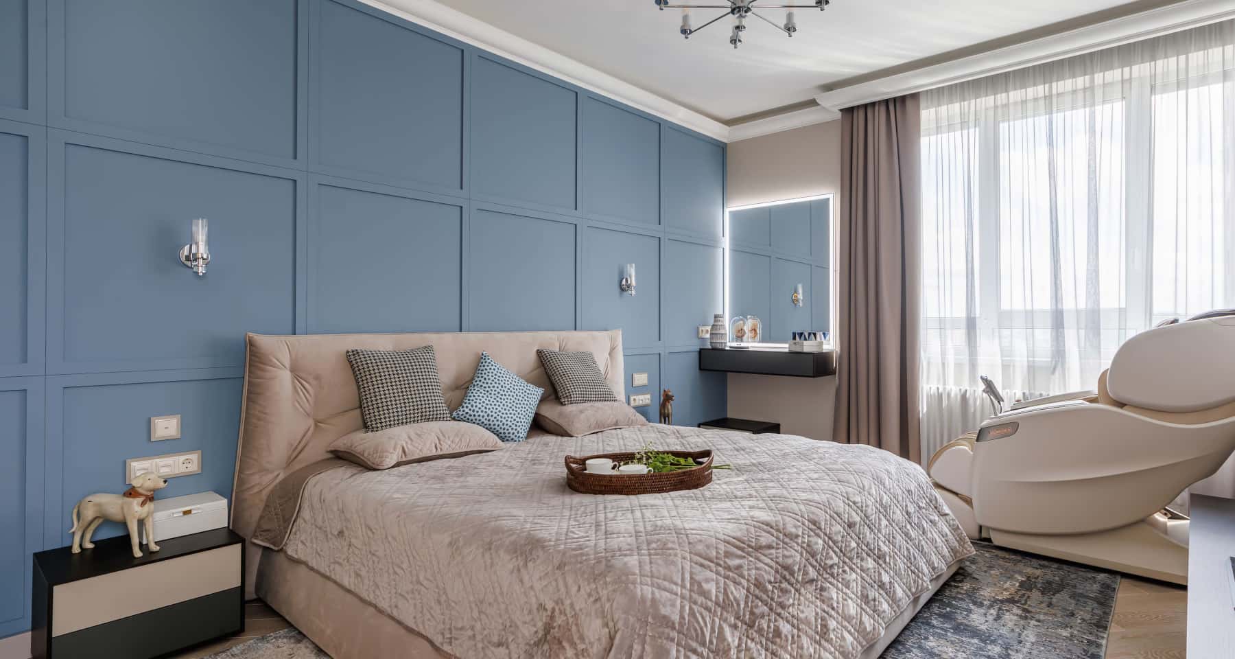 Salon w stylu skandynawskim z naturalnymi materiałami, inspiracje na aranżację wnętrz 2026.