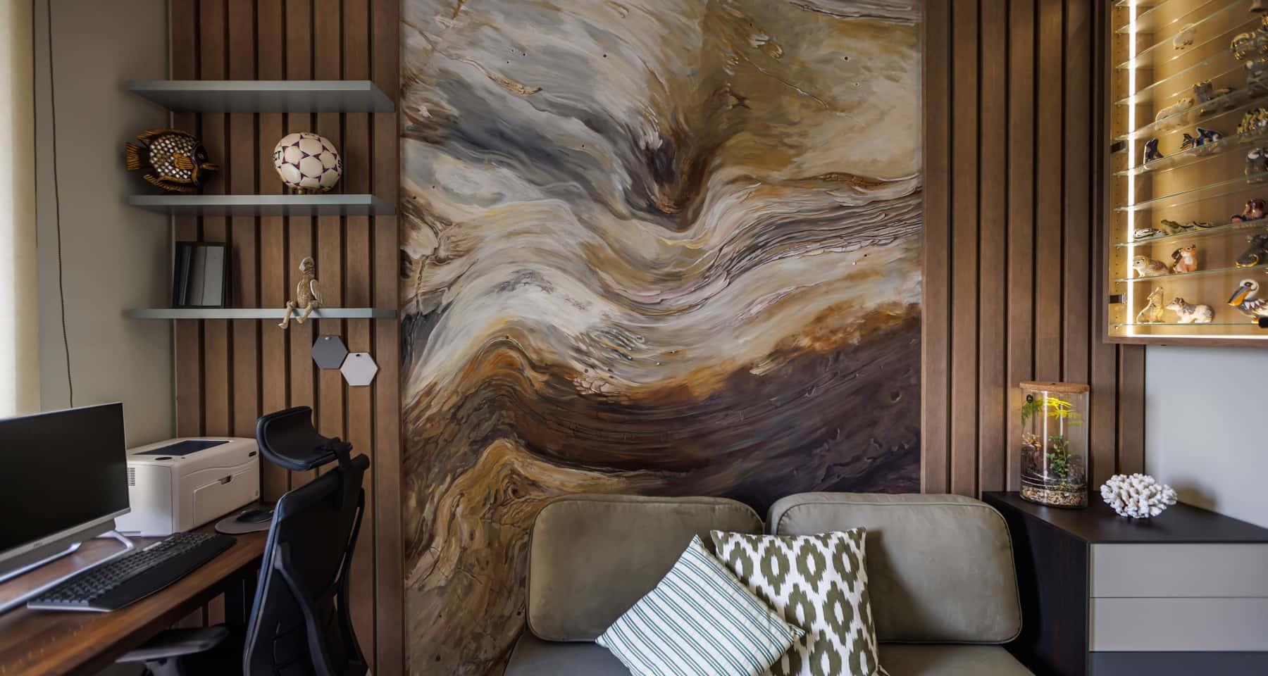 Łazienka z nowoczesną armaturą i płytkami ceramicznymi, projektowanie wnętrz 2026.