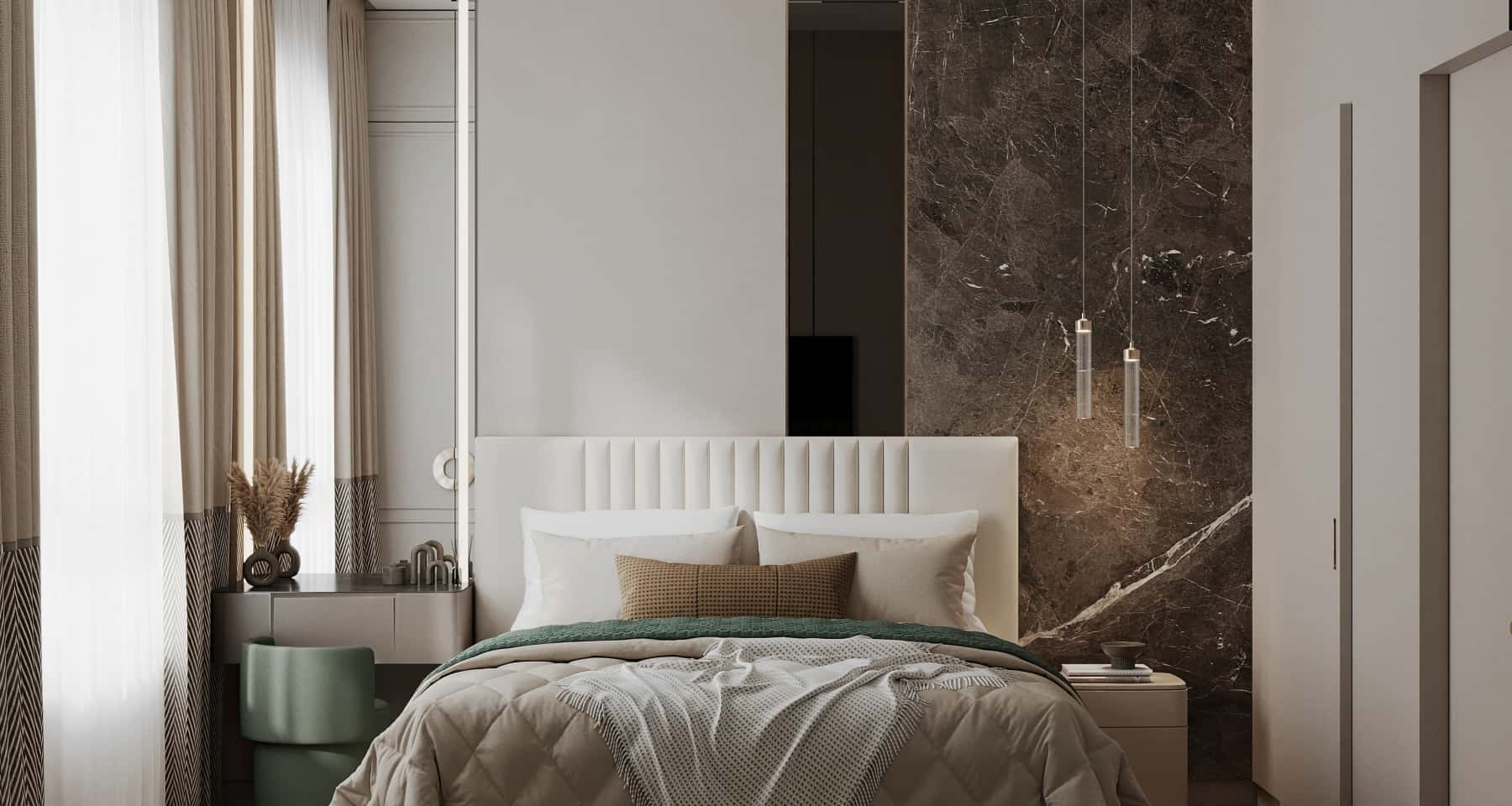 Małe mieszkanie w bloku: Optymalizacja przestrzeni podczas remontu w stylu śródziemnomorskim.