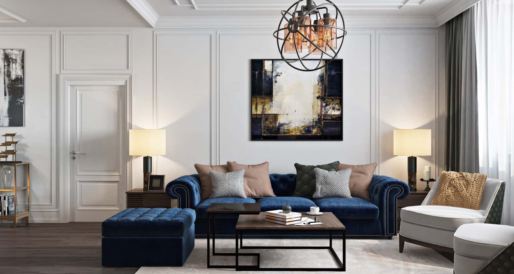 Loft: beton i industrializm Projekt mieszkania w stylu loft z betonową podłogą i elementami industrialnymi