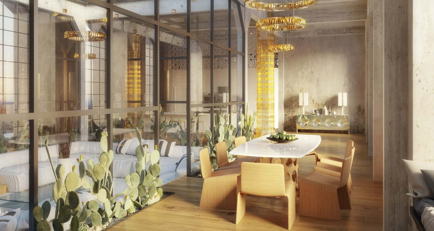 Loft: betonowa podłoga Nowoczesne mieszkanie w stylu loft z betonową podłogą i ogrzewaniem podłogowym