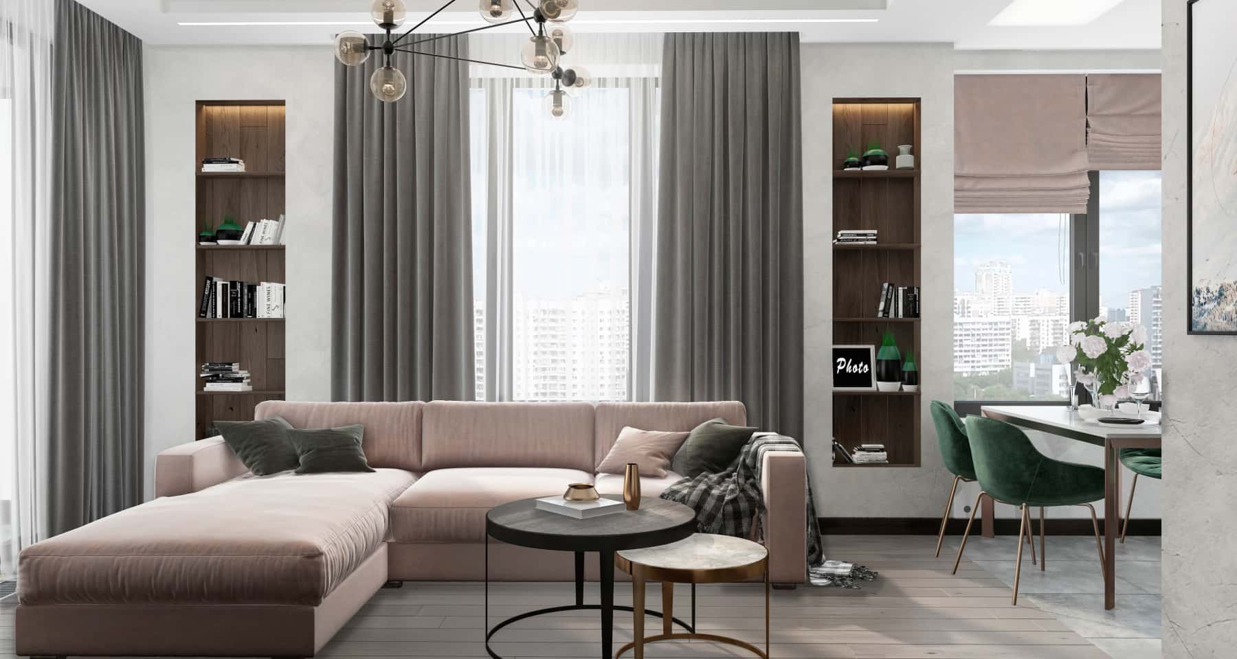 Beton 2026 - trendy Beton architektoniczny na podłodze w mieszkaniu w stylu loft w 2026 roku