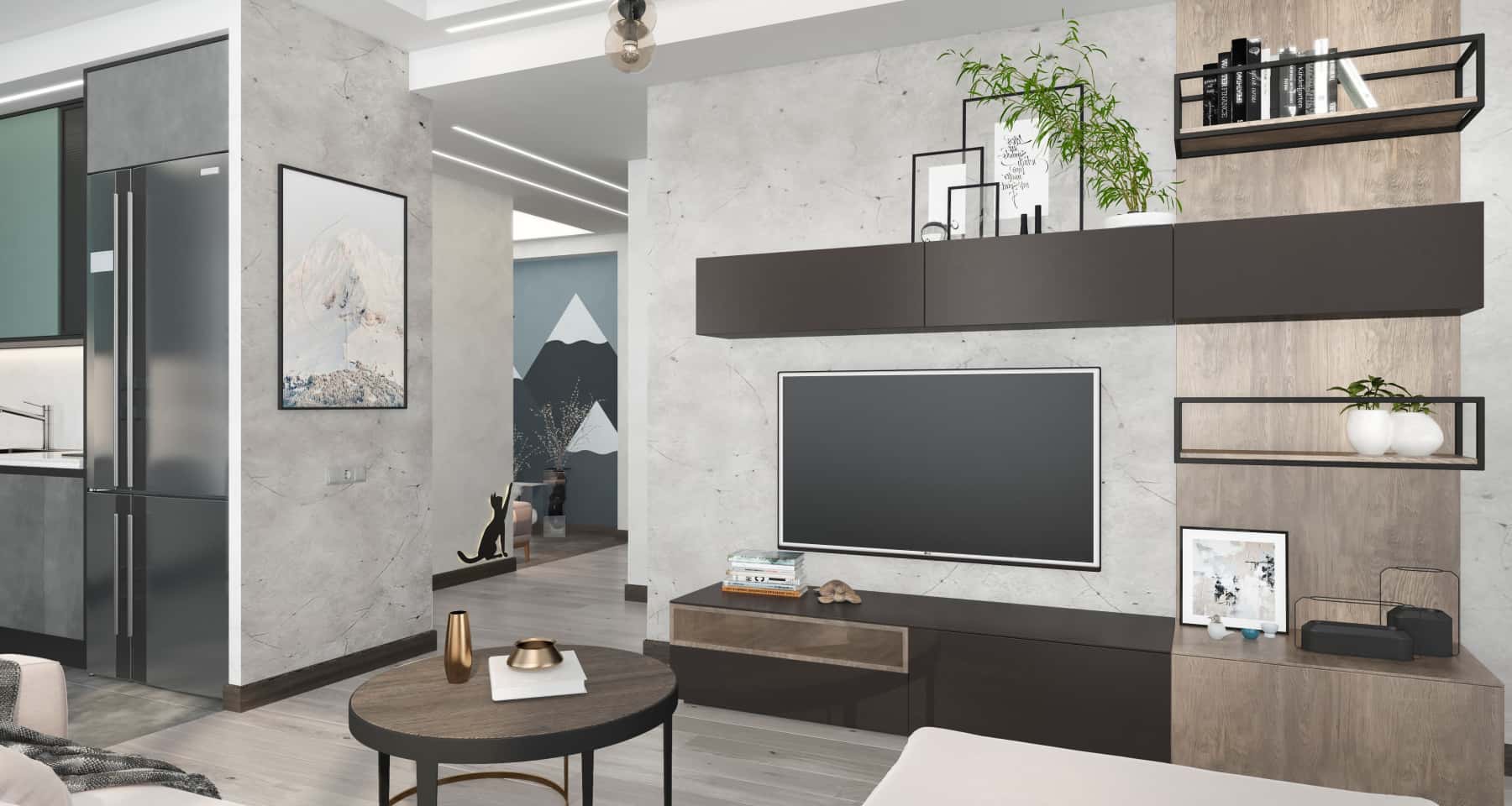 Trwałość i ciepło loftu Trwała podłoga w mieszkaniu w stylu loft: beton architektoniczny z ogrzewaniem podłogowym