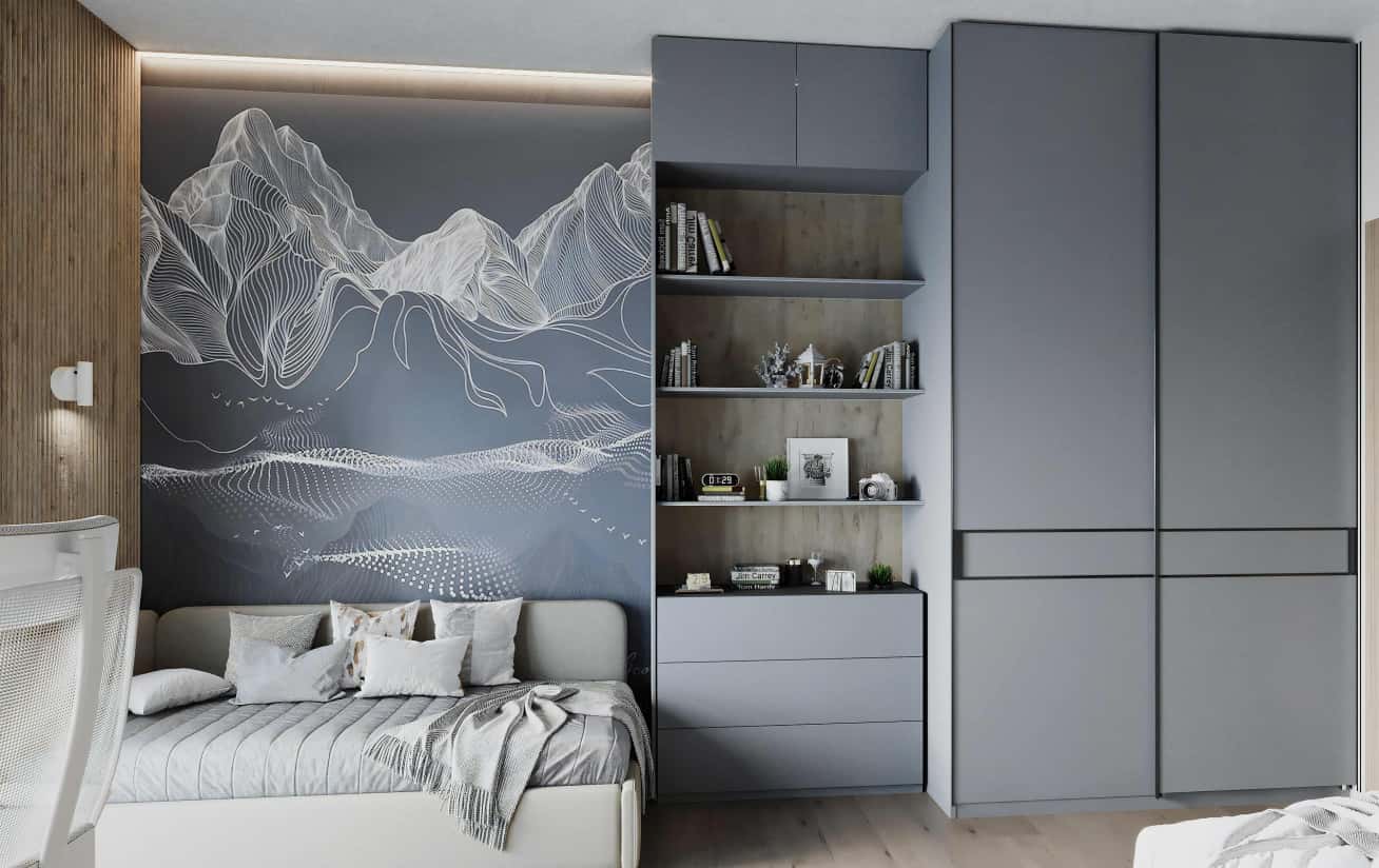 Płytki w łazience Prace remontowe – układanie płytek w łazience podczas remontu mieszkania.