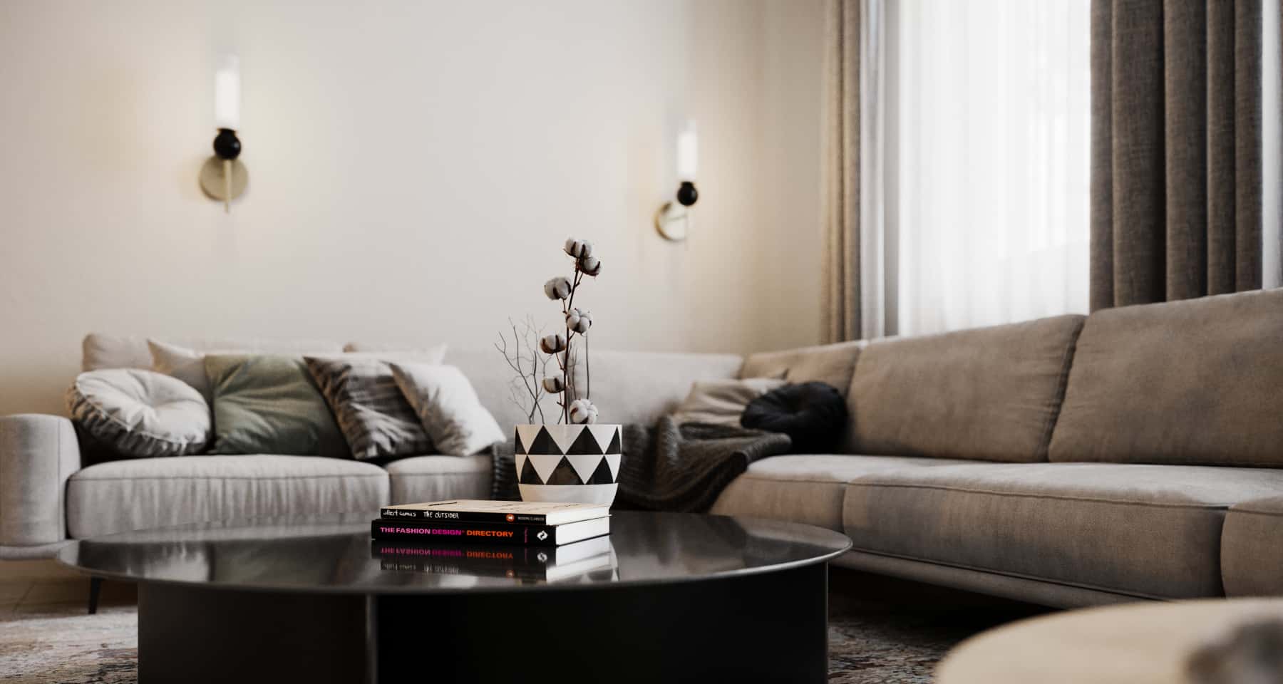 Szara kuchnia w stylu loft Szara kuchnia w stylu loft, z elementami metalu, drewna i betonu.