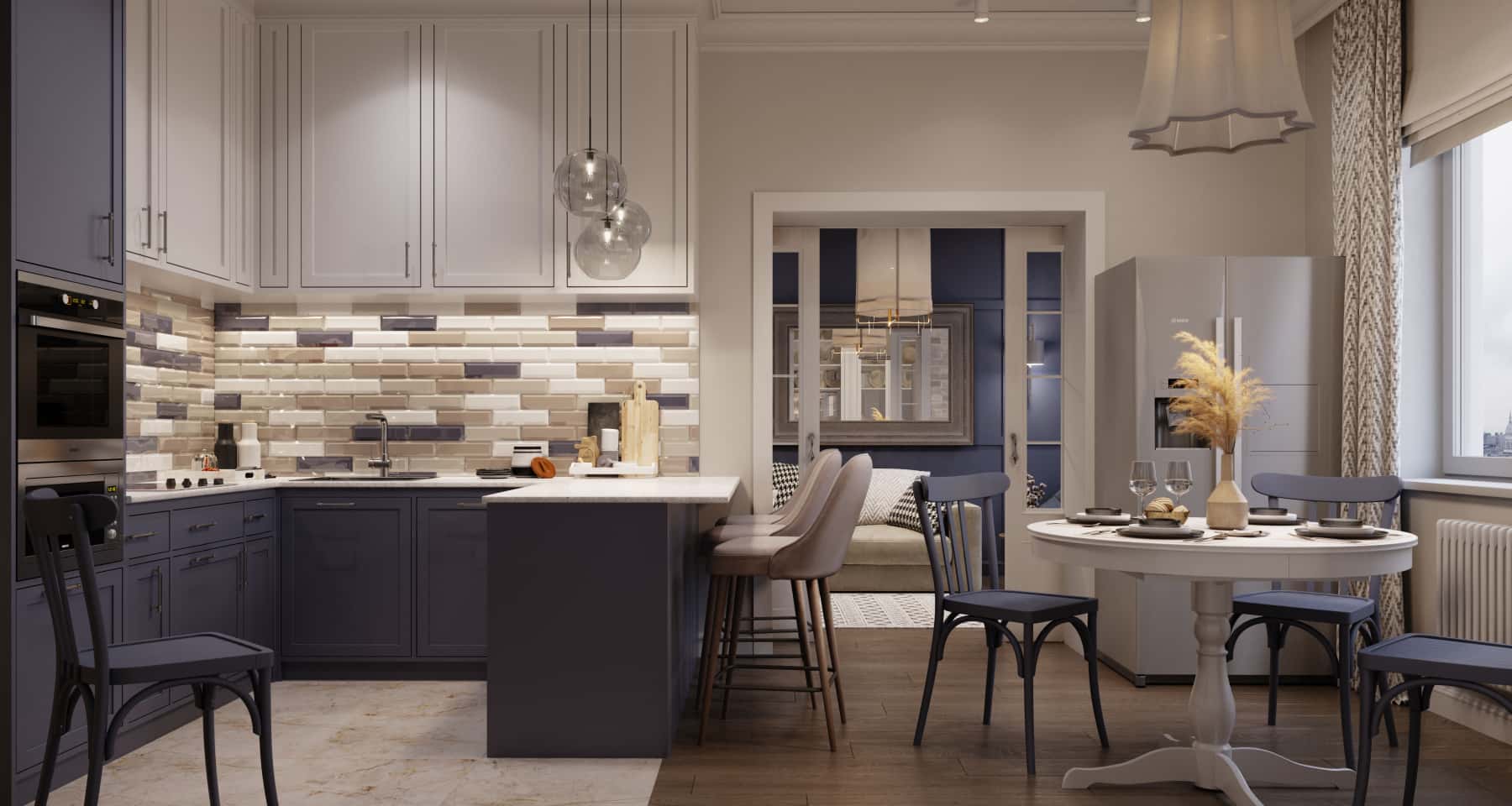 Idealne światło w kuchni Kuchnia z dobrze dobranym oświetleniem: lampy LED, podświetlenie, naturalne światło - idealne połączenie.