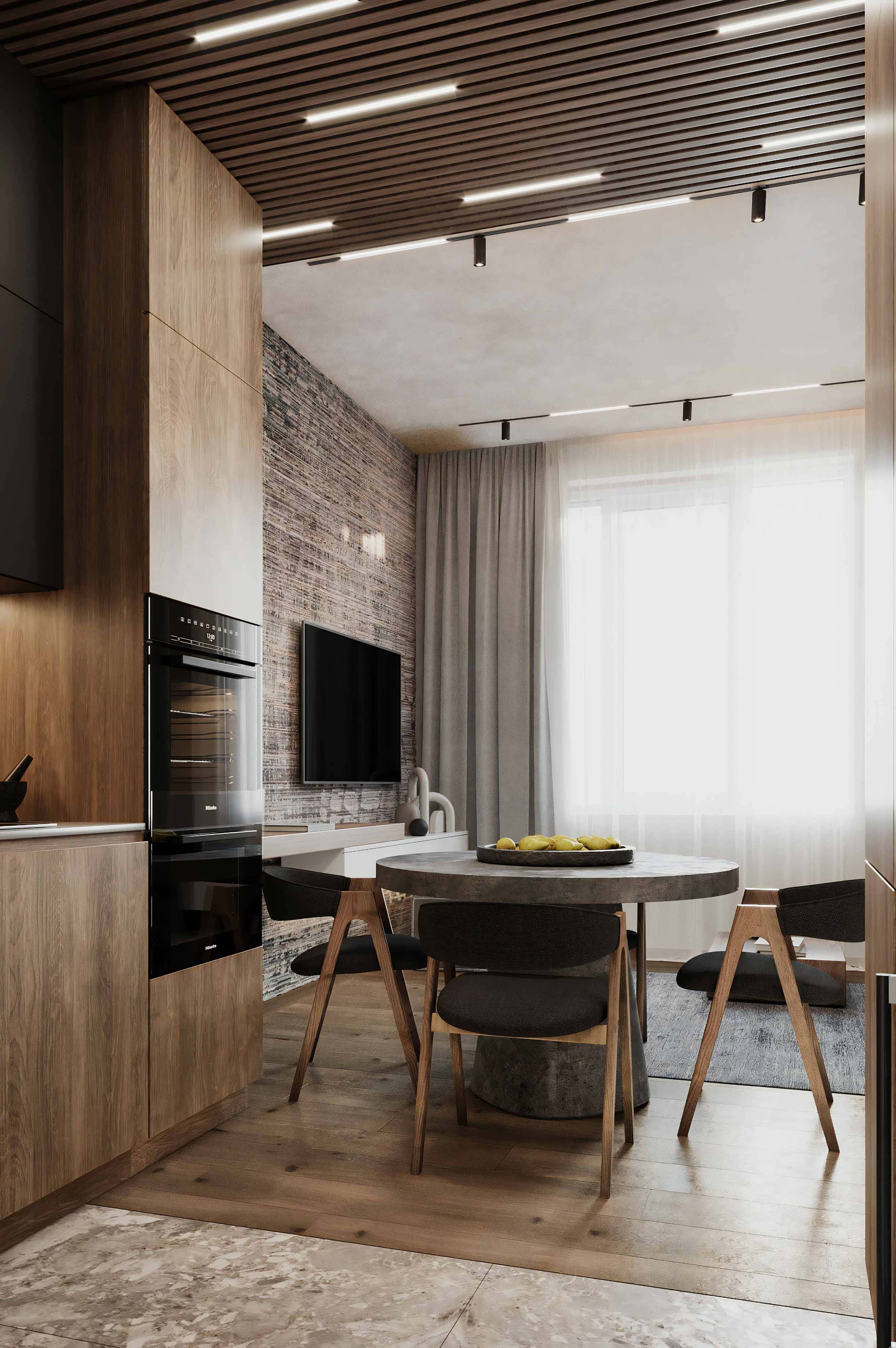 Stylowe oświetlenie kuchni 2026: nowoczesny design z wyraźnym akcentem na drobne detale.