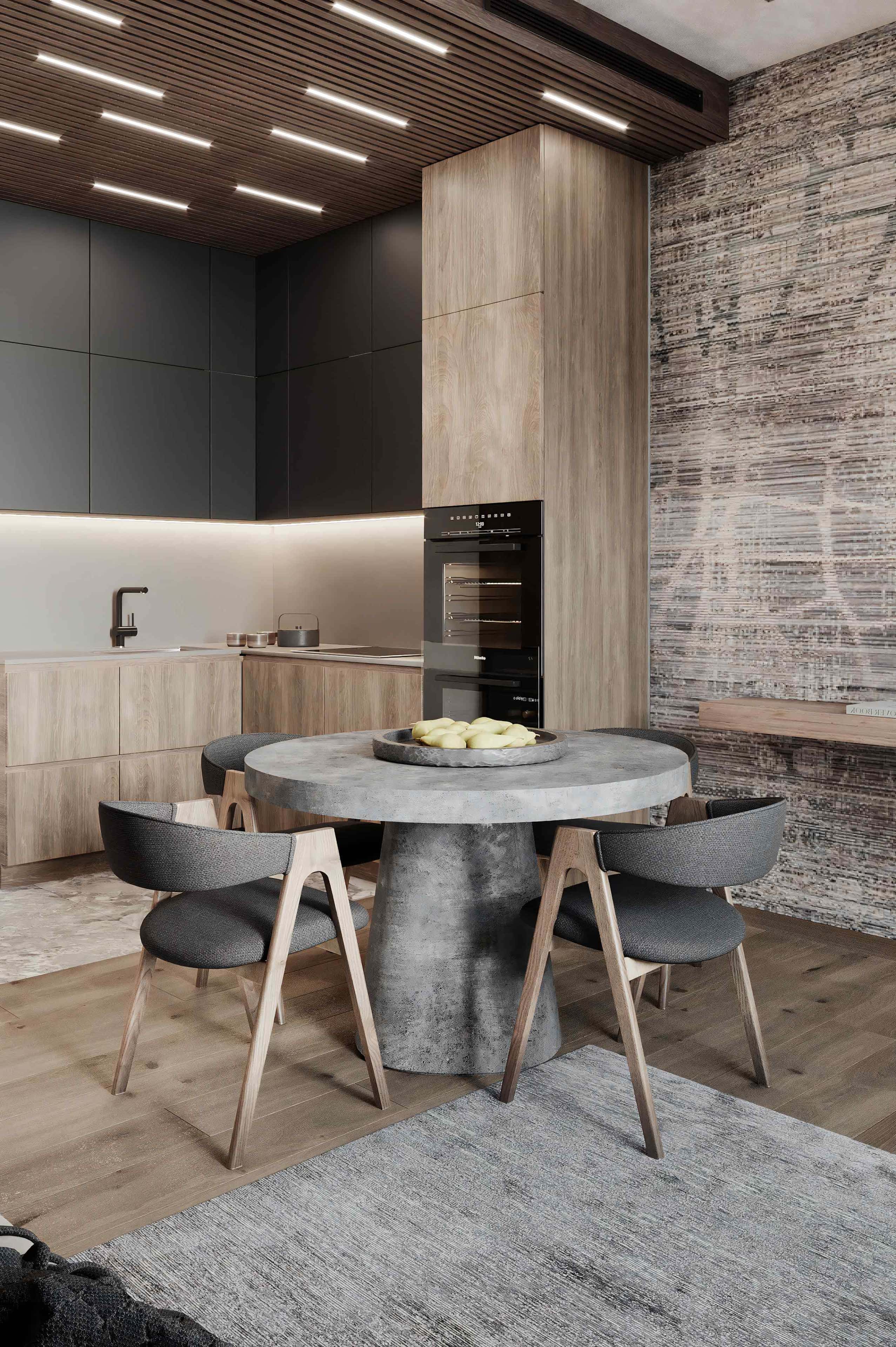 Design oświetlenia kuchni 2026: energooszczędne lampy LED dla ekologicznego i ekonomicznego rozwiązania.