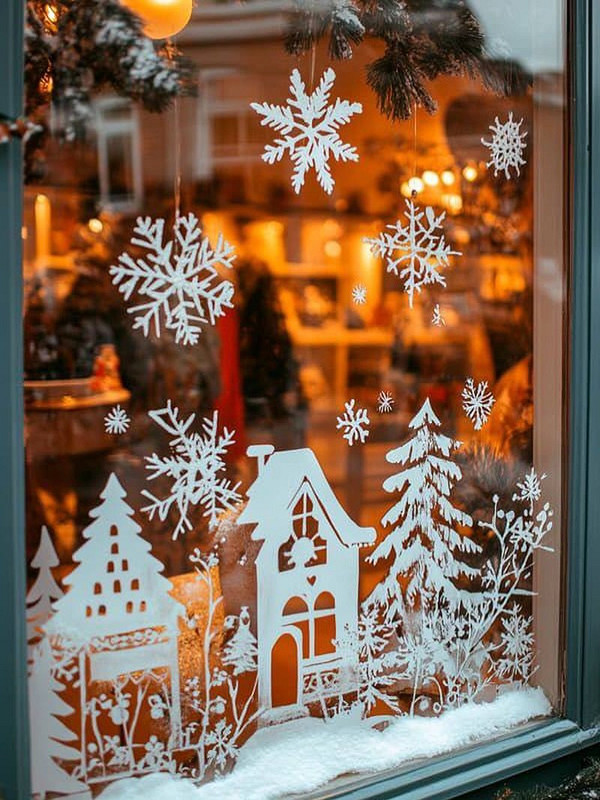 Ozdoby okienne z papieru: Kreatywne wycinanki bożonarodzeniowe 2026 DIY.